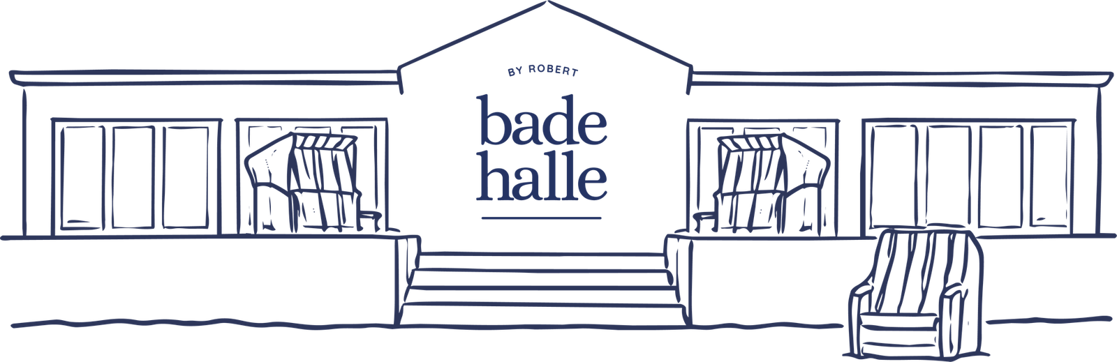Badehalle by Robert — Illustration